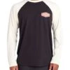Long-Sleeved Raglan UPF 50+ T-Shirt - Black/White