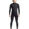 Red Cell 3/2mm Men's Chest-Zip Fullsuit - Black