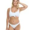 Ibiza Flirty Surf Rider Bikini Bottom - White