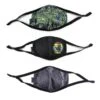 Men's 3-Piece Face Mask Set - Abstract, Solid With Logo, Tie Dye